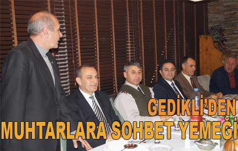 Muhtarlardan sohbet yemei

