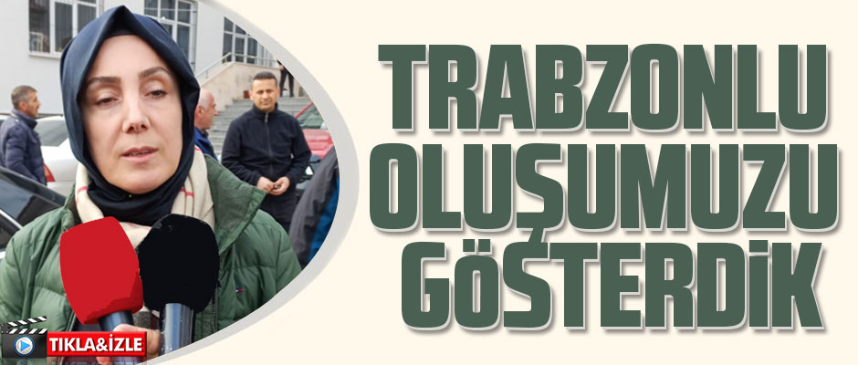 Trabzon Milletvekili Bahar Ayvazolu deprem blgesindeki durumu anlatt!
