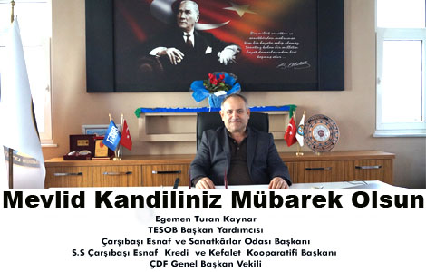 EGEMEN BA�KAN'DAN KAND�L KUTLAMASI