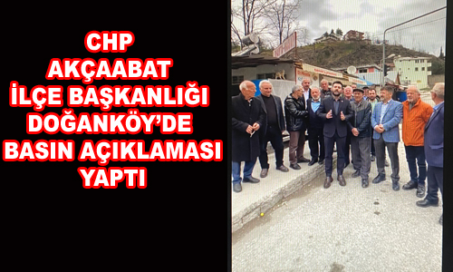 CHP HEYET�NDEN DO�ANK�YDE BASIN A�IKLAMASI