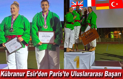 D�zk�y Belediyesi Sporcusu K�branur Esir�den Paris�te Uluslararas� Ba�ar�!