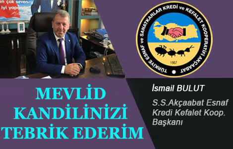 �SMA�L BULUT'TAN MEVL�D KAND�L� MESAJI