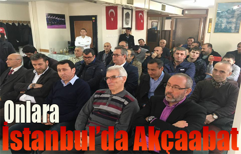 Akaabat' stanbul da Kutladlar.
