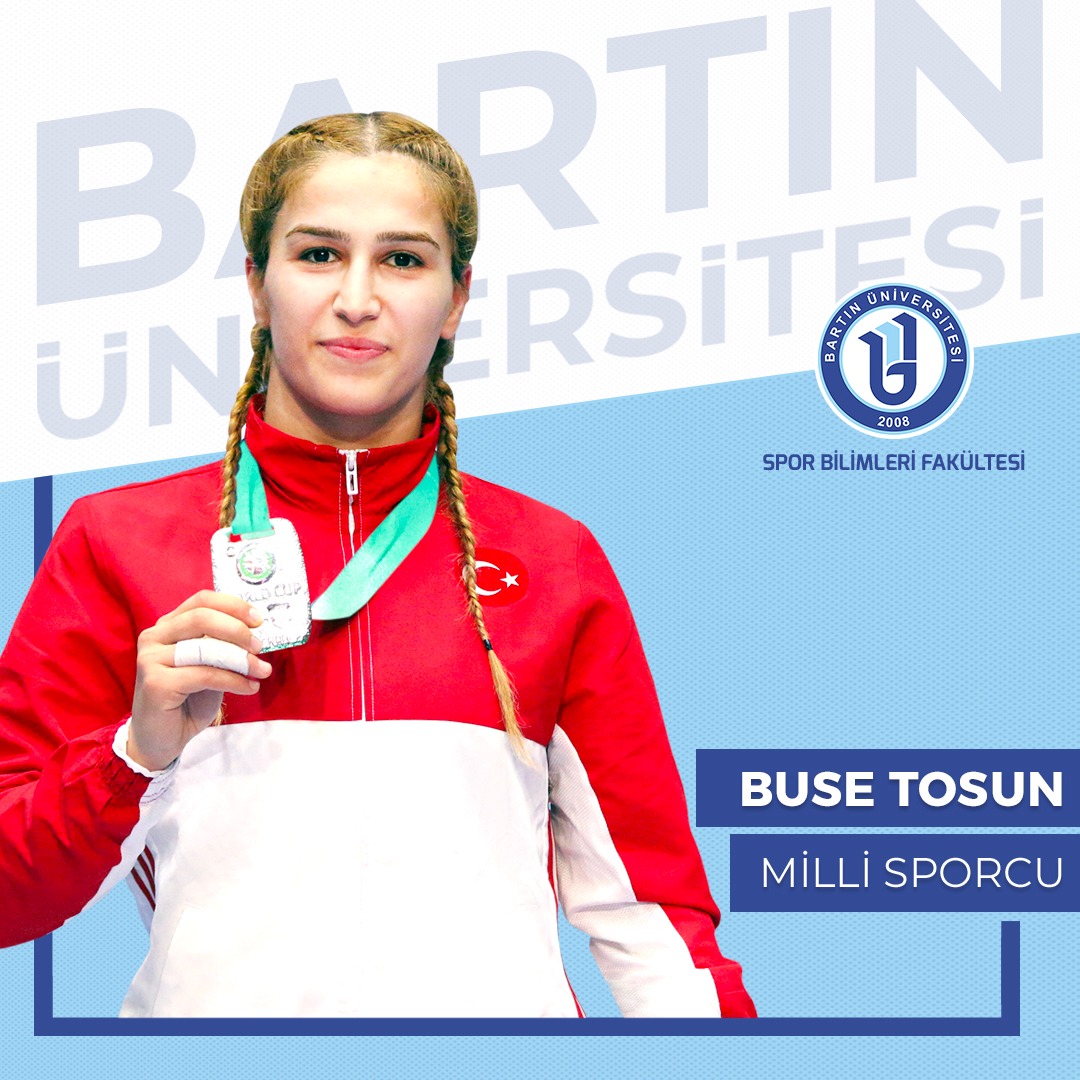 Bartın Üniversitesi mezunu milli sporcu Buse Tosun, Dünya ikincisi oldu

