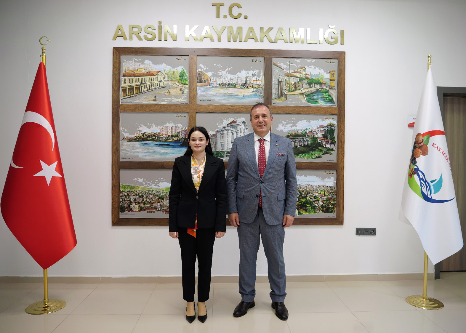 Arsin Kaymakam ule Demirtaa Hayrl Olsun Ziyareti
