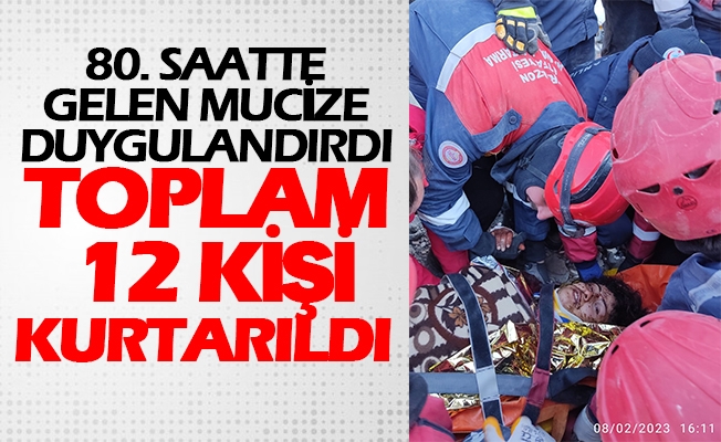 80. Saatte Gelen Mucize Duygulandırdı