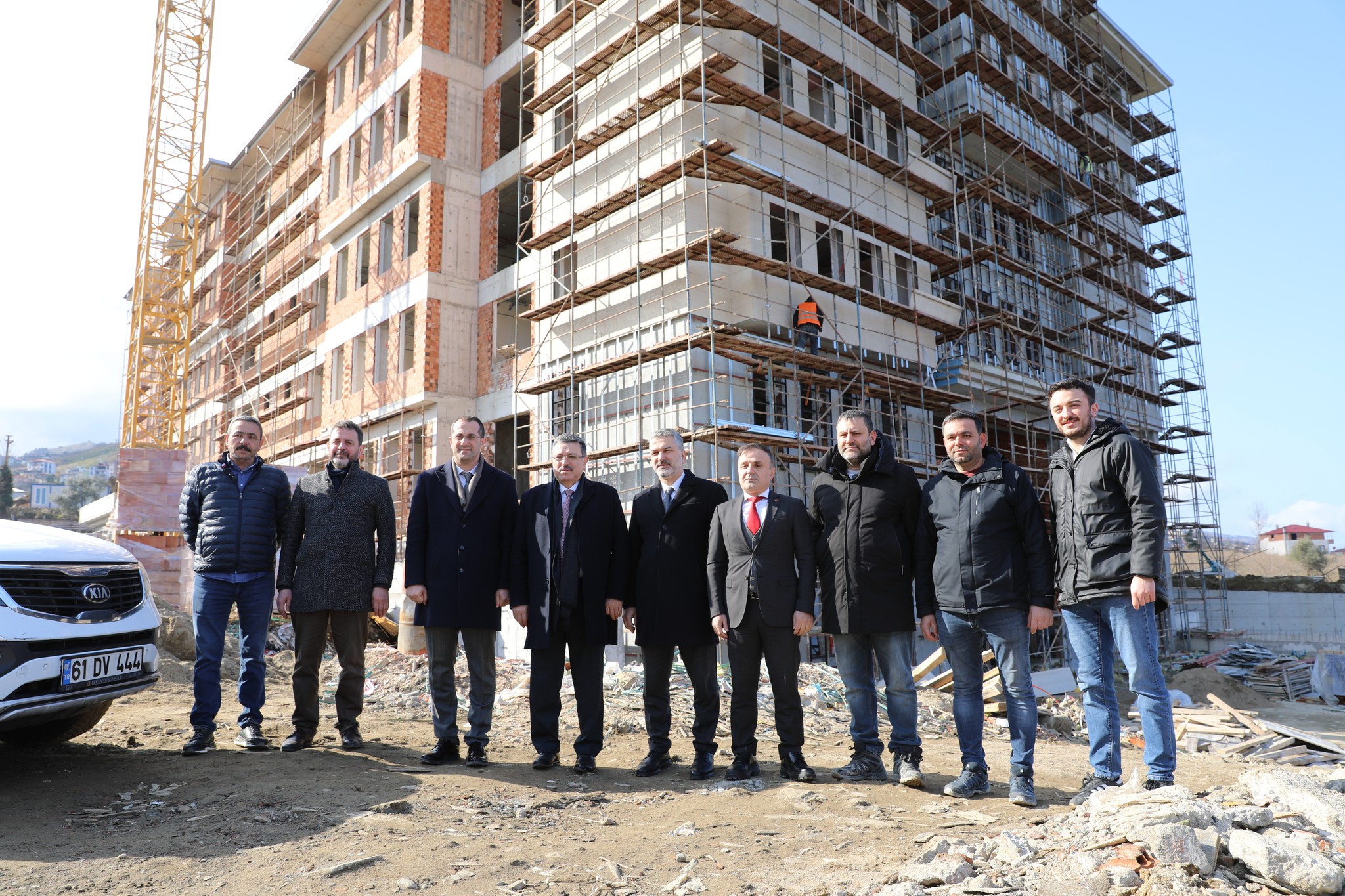 ADALET SARAYI İNŞAATINDA İNCELEME