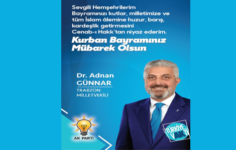 ADNAN GÜNNAR’DAN KURBAN BAYRAMI MESAJI