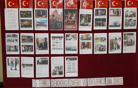 Ağanoğlun'da 15 Temmuz Teması İşlendi.