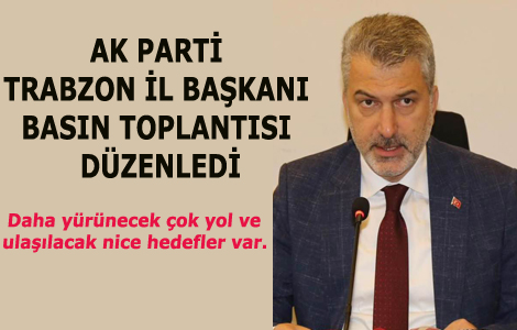 Ak Parti Trabzon l Bakan Sezgin Mumcunun Basn Aklamas

