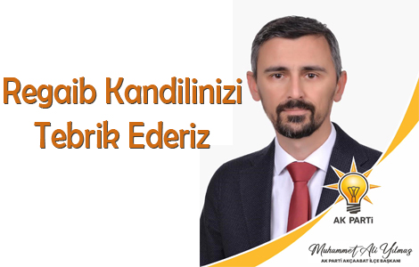 AK PARTİ'DEN KANDİL İLANI