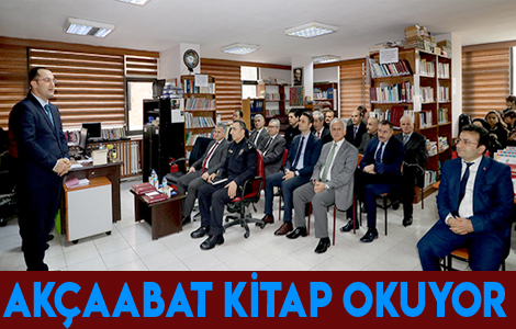 AKÇAABAT 2020’YE KİTAP OKUYARAK BAŞLADI