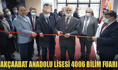 AKÇAABAT ANADOLU LİSESİ 4006 BİLİM FUARI