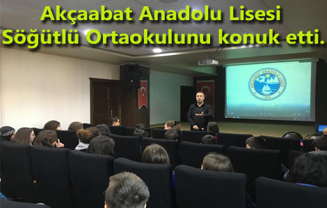 Akçaabat Anadolu Lisesi Seminer Verdi