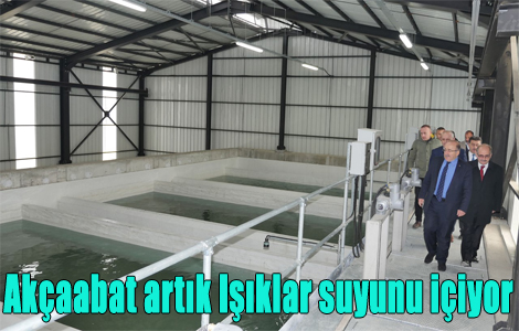 Akçaabat artık Işıklar suyunu içiyor