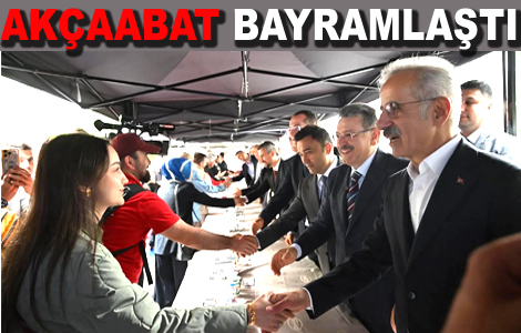 AKÇAABAT BAYRAMLAŞTI