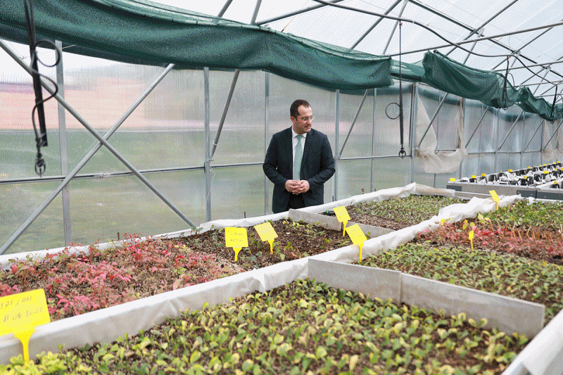 AKÇAABAT BELEDİYESİ SERALARI SON TEKNOLOJİYLE DONATILDI