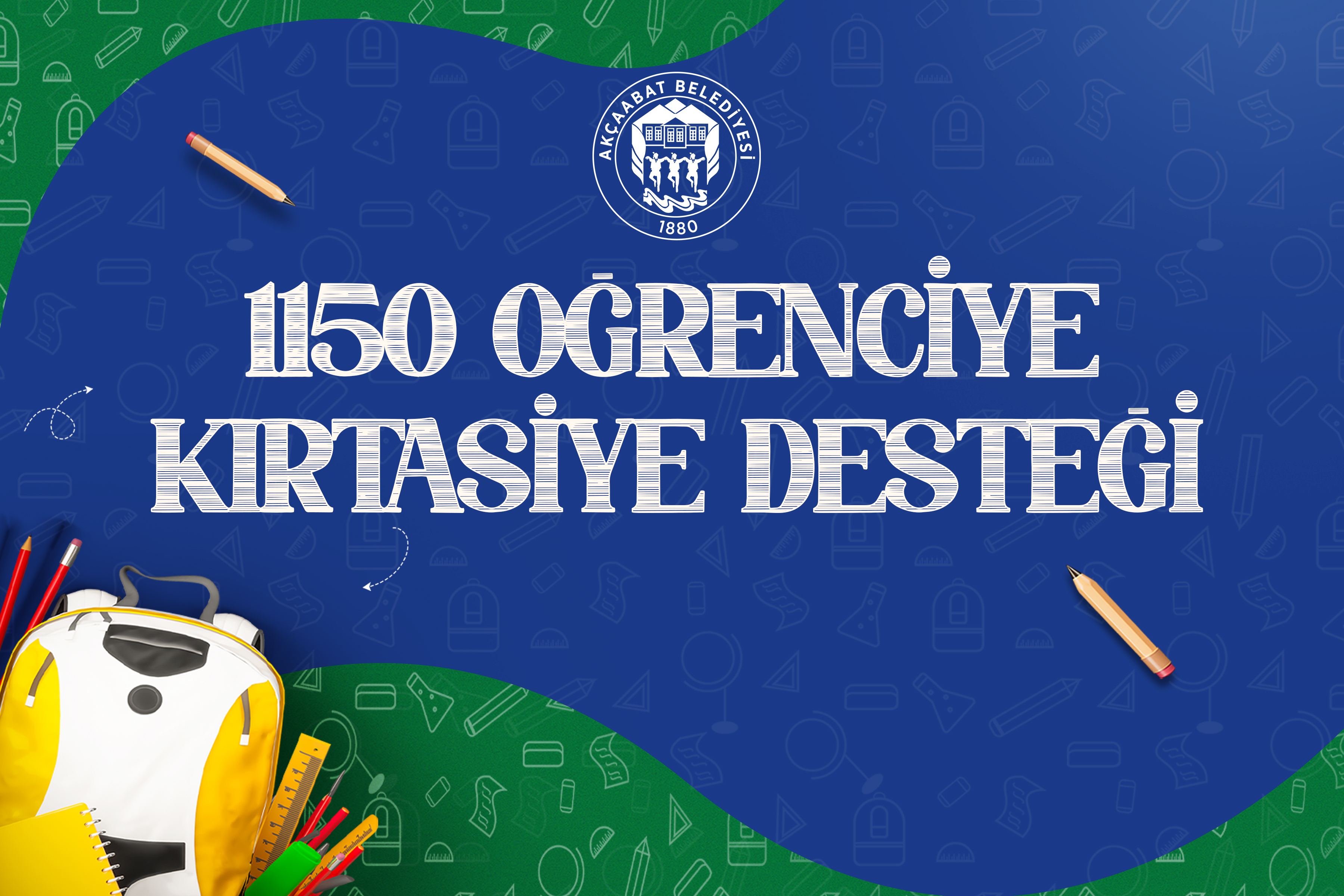 AKAABAT BELEDYESݒNDEN 1.150 RENCYE KIRTASYE DESTE