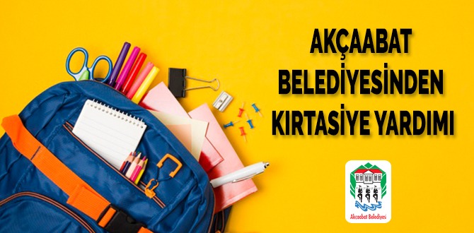 AKAABAT BELEDYESNDEN KIRTASYE YARDIMI
