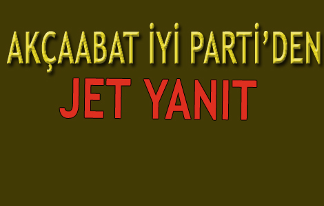 AKAABAT Y'den JET YANIT

