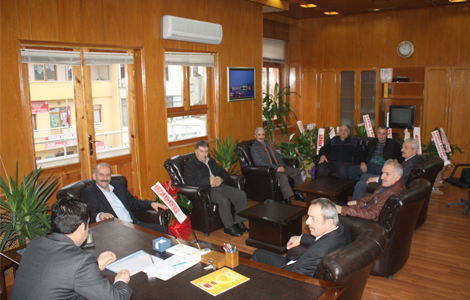 Akçaabat kaymakamına ziyaret