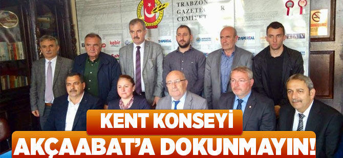Akçaabat Kent Konseyi'nden Açıklama
