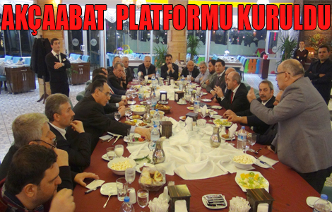Akaabat platformu ikinci toplantsn yapt.
