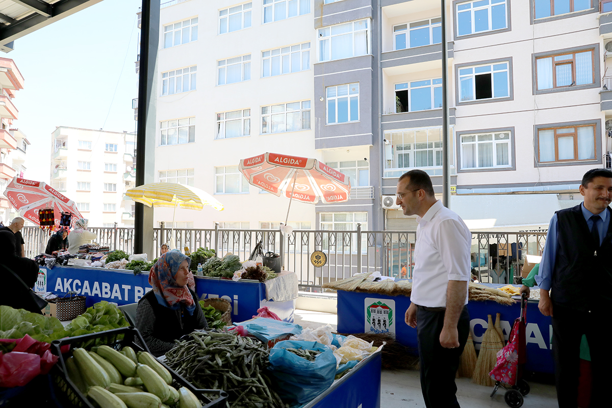 AKÇAABAT SALI (KADINLAR) PAZARI HİZMETE AÇILDI