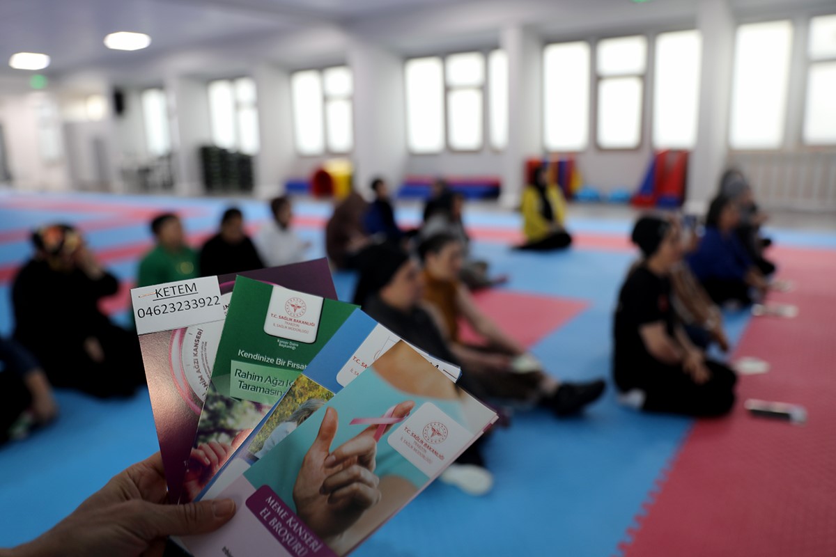 AKÇAABAT SPOR EĞİTİM MERKEZİNDE KETEM’DEN BİLGİLENDİRME.