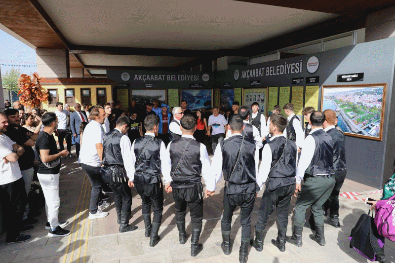 AKÇAABAT STANDI ZİYARETÇİ AKININA UĞRADI