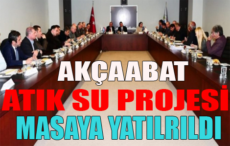 'Akaabat Su ve Atk Su Projesi Masaya Yatrld.