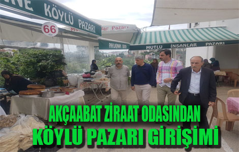 Akçaabat ta Yeni Köy Pazarı