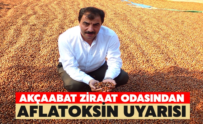 Akaabat Ziraat Odas'ndan Aflatoksin Uyars

