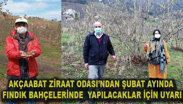 AKÇAABAT ZİRAAT ODASI’NDAN UYARI !
