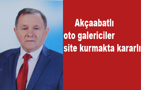 Akaabatl oto galericiler site kurmakta kararl
