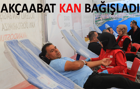 AKÇAABAT’TA KAN BAĞIŞI FARKINDALIK ETKİNLİĞİ DÜZENLEDİ