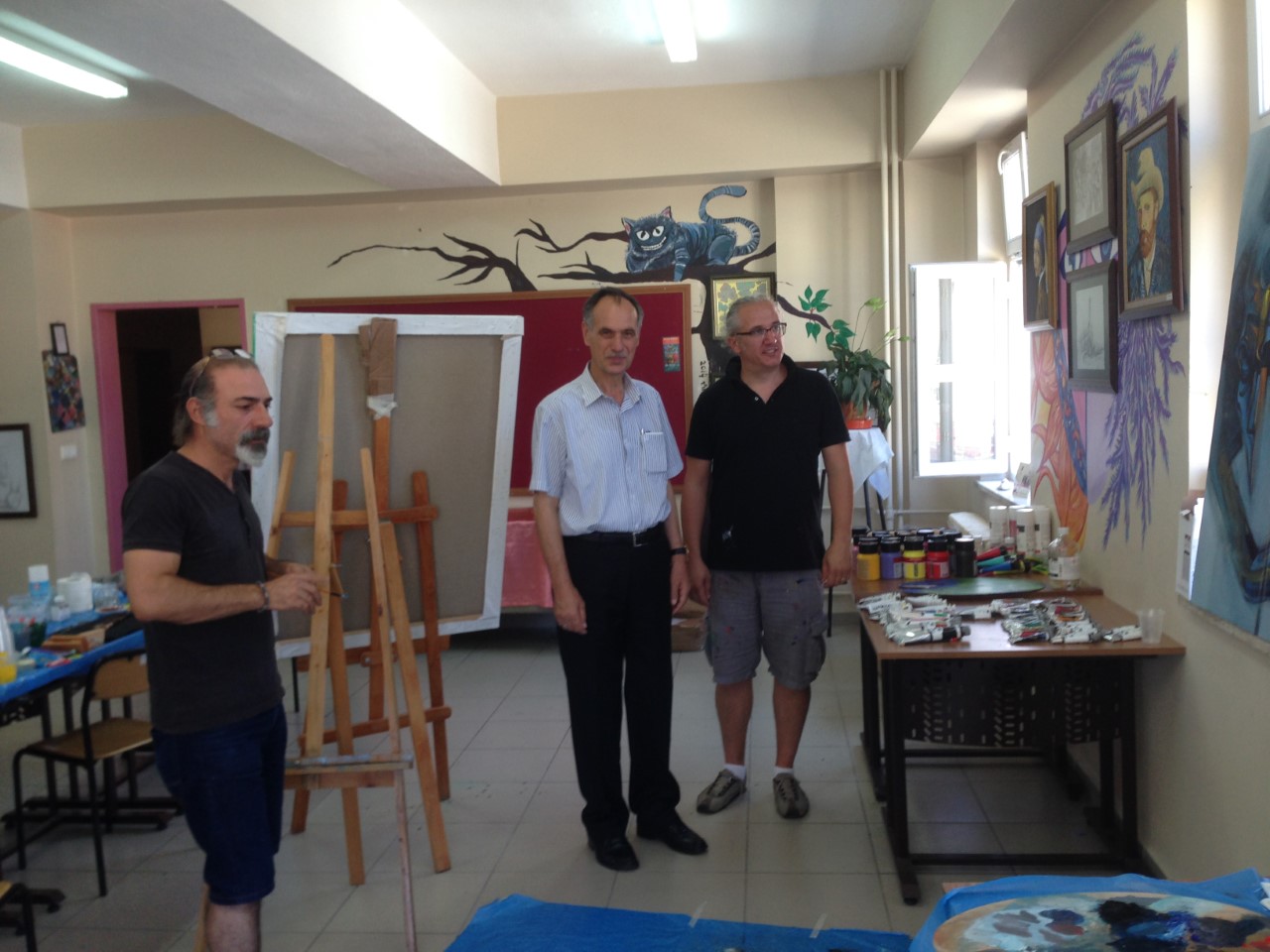 Akaabat'ta Plastik Sanatlar altay  Yapld
