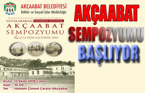 AKÇAABAT'TA SEMPOZYUM HEYECANI