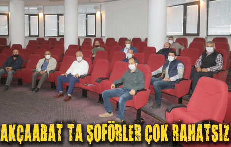 Akçaabat’ta şoförler çok rahatsız