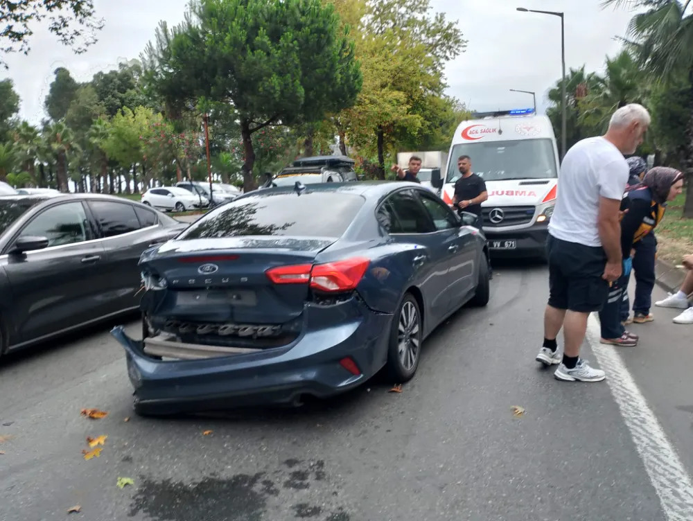 AKÇAABAT’TA TRAFİK KAZASI