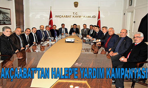 Akaabat'tan Halep'e Yardm Kampanyas