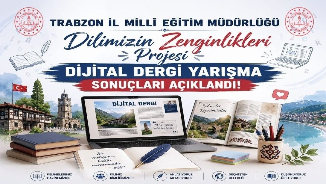 AKMESTEK, Dijital Okul Dergisi Yarışmasında Trabzon Birincisi Oldu