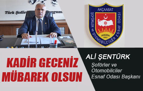 AL ENTRK'TEN KUTLAMA MESAJI