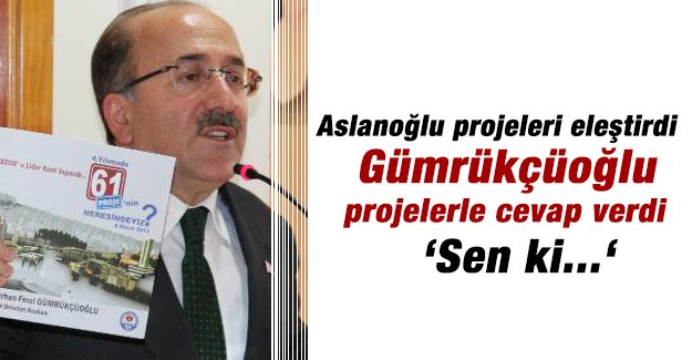Aslanoğlu Büyükşehir'in projelerini eleştirdi,