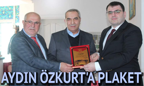 AYDIN ZKURT'A PLAKET
