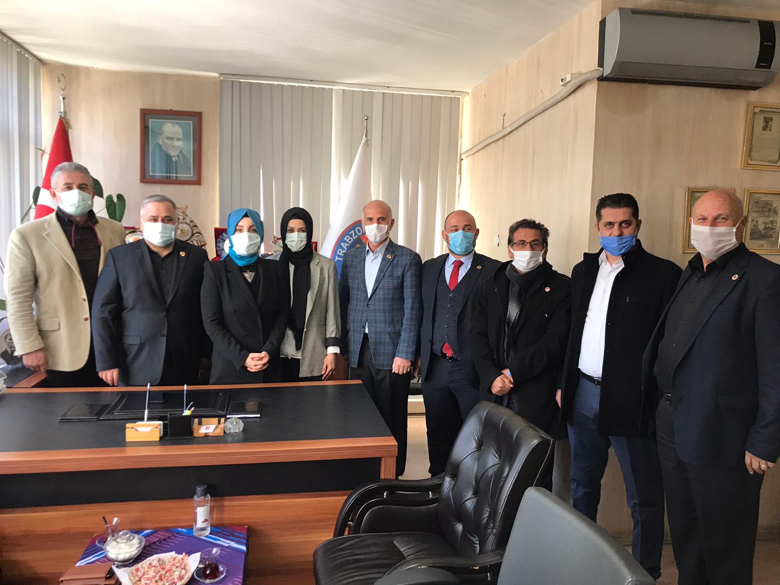 AYVAZOĞLU, AKTÜRK’Ü ZİYARET ETTİ