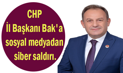 Bak'a sosyal medyadan siber saldr.