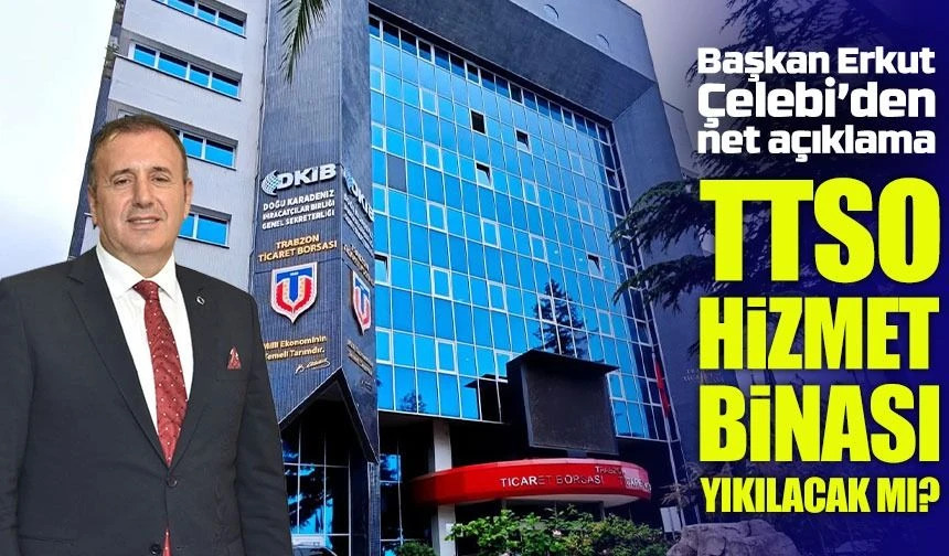 Bakan elebiden TTSO Hizmet binasyla ilgili aklama

