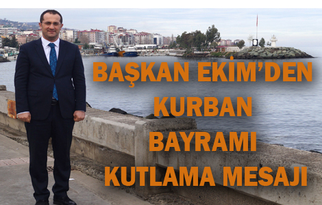 BAKAN EKMDEN KURBAN BAYRAMI KUTLAMA MESAJI
