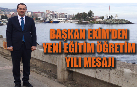 Bakan Ekim'den Yeni Eitim retim Yl Mesaj

